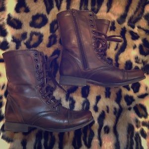 Steve Madden Troopa Combat Boots 6.5